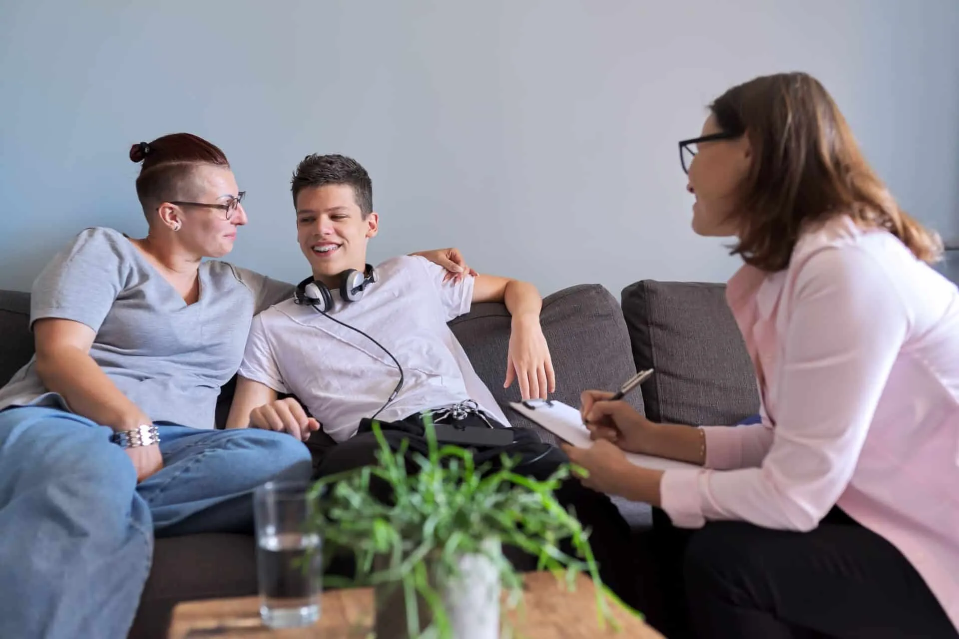 Mother and Son In Session