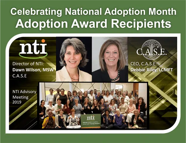 National Adoption Months Award Graphic