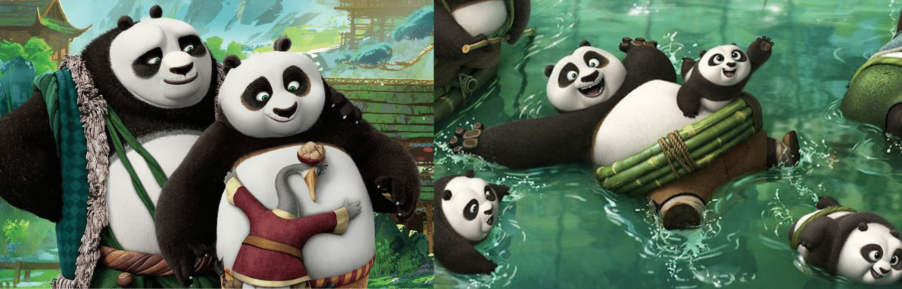 Kung Fu Panda Movie Collage Images