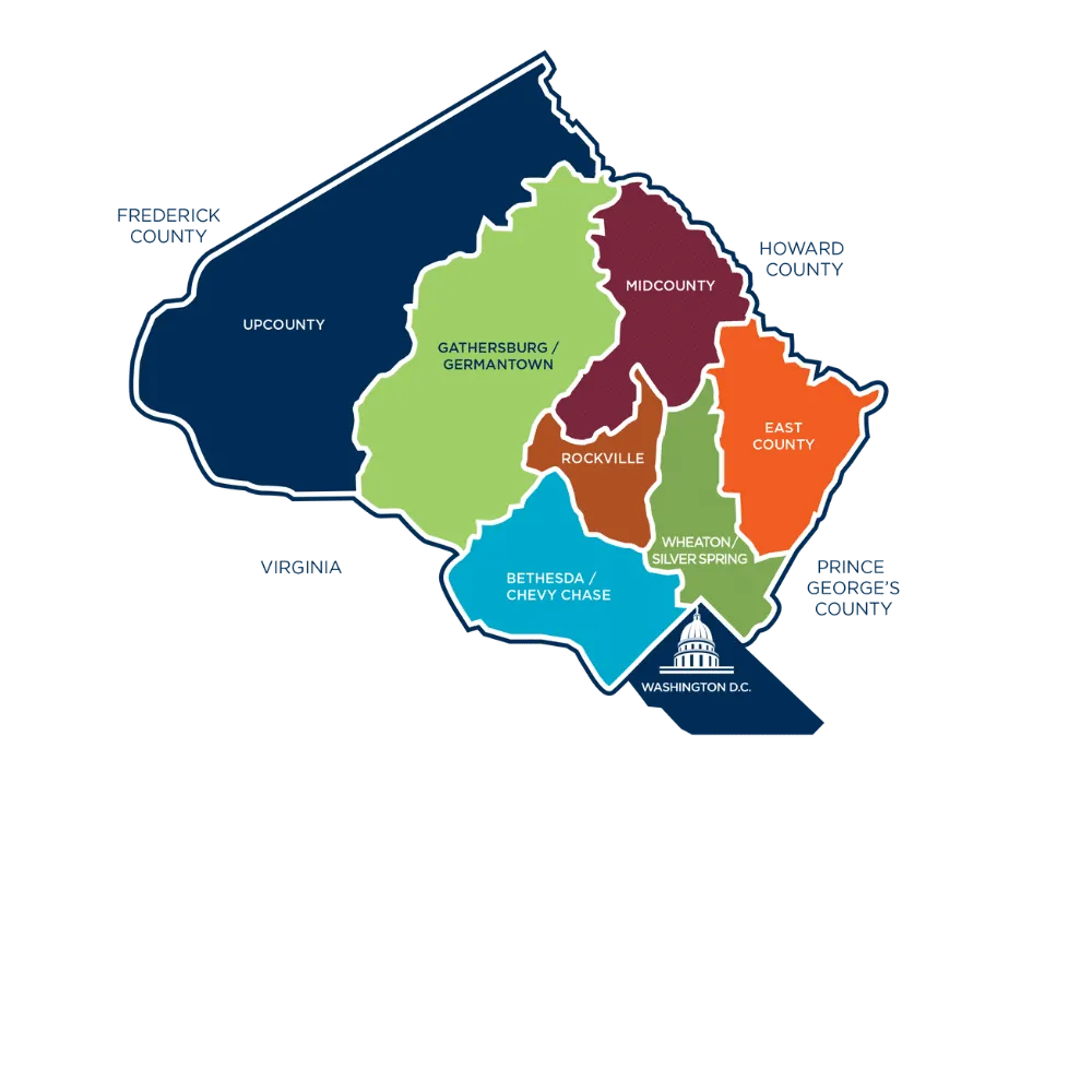 Montgomery County Maryland Map