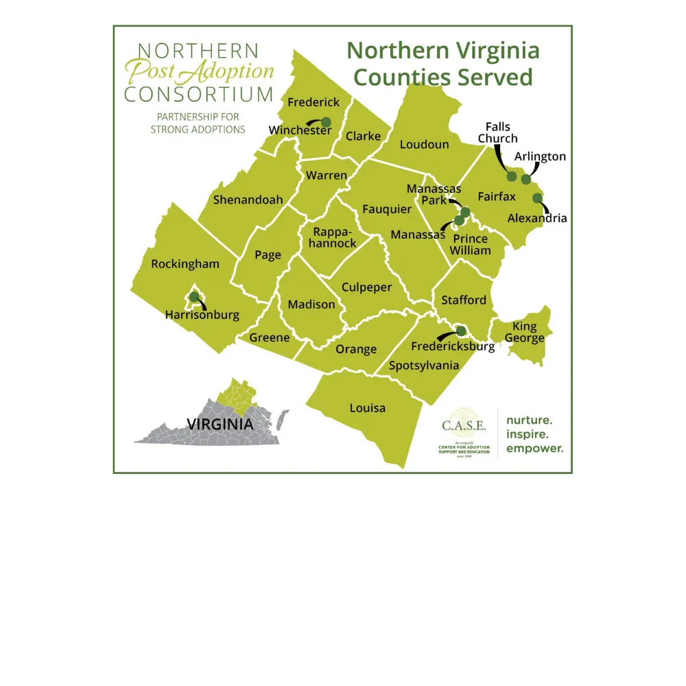 Northern Post Adoption Consortium Service Map