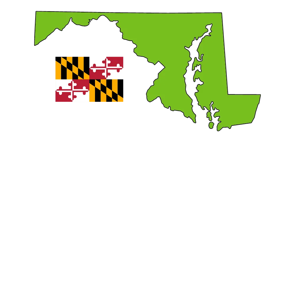 State of Maryland & Flag