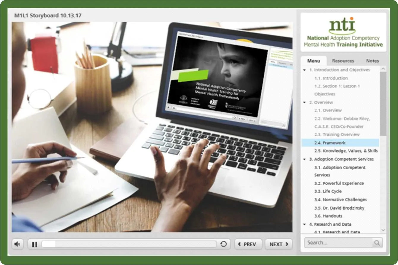 Laptop image demo screen