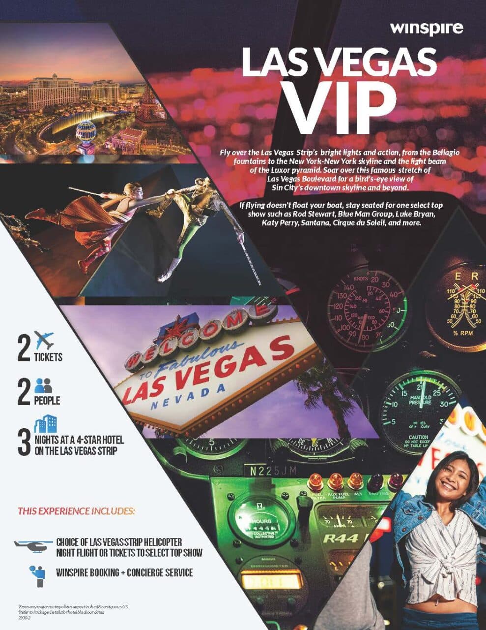Las Vegas Getaway Raffle Trip Details 