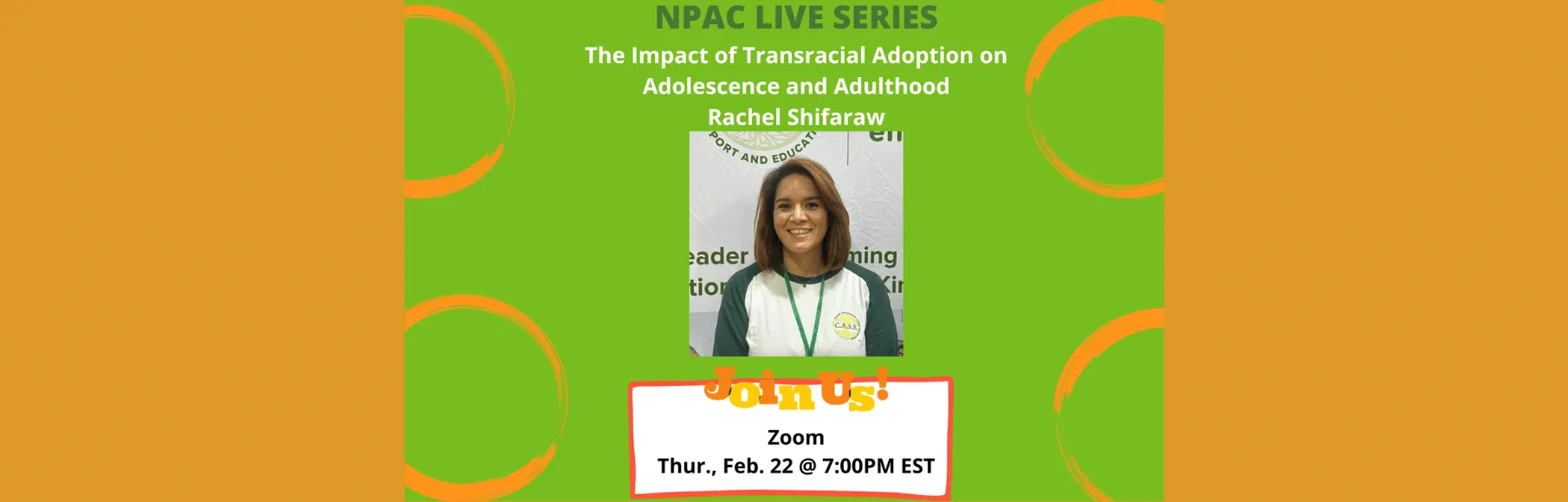 NPAC Live Series Rachel Shifaraw