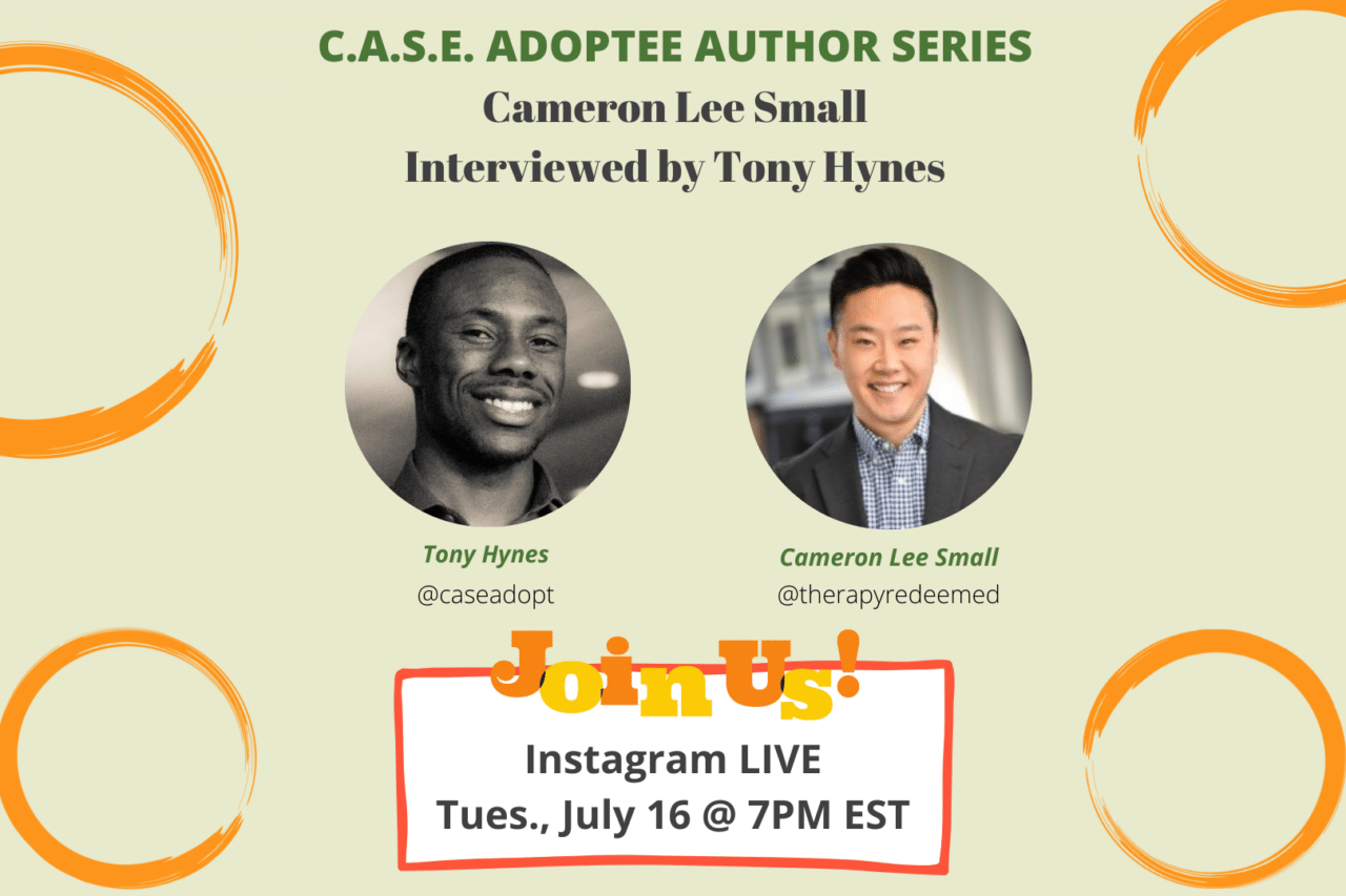 C.A.S.E. ADOPTEE AUTHOR SERIES Cameron Lee Small Thumbnail