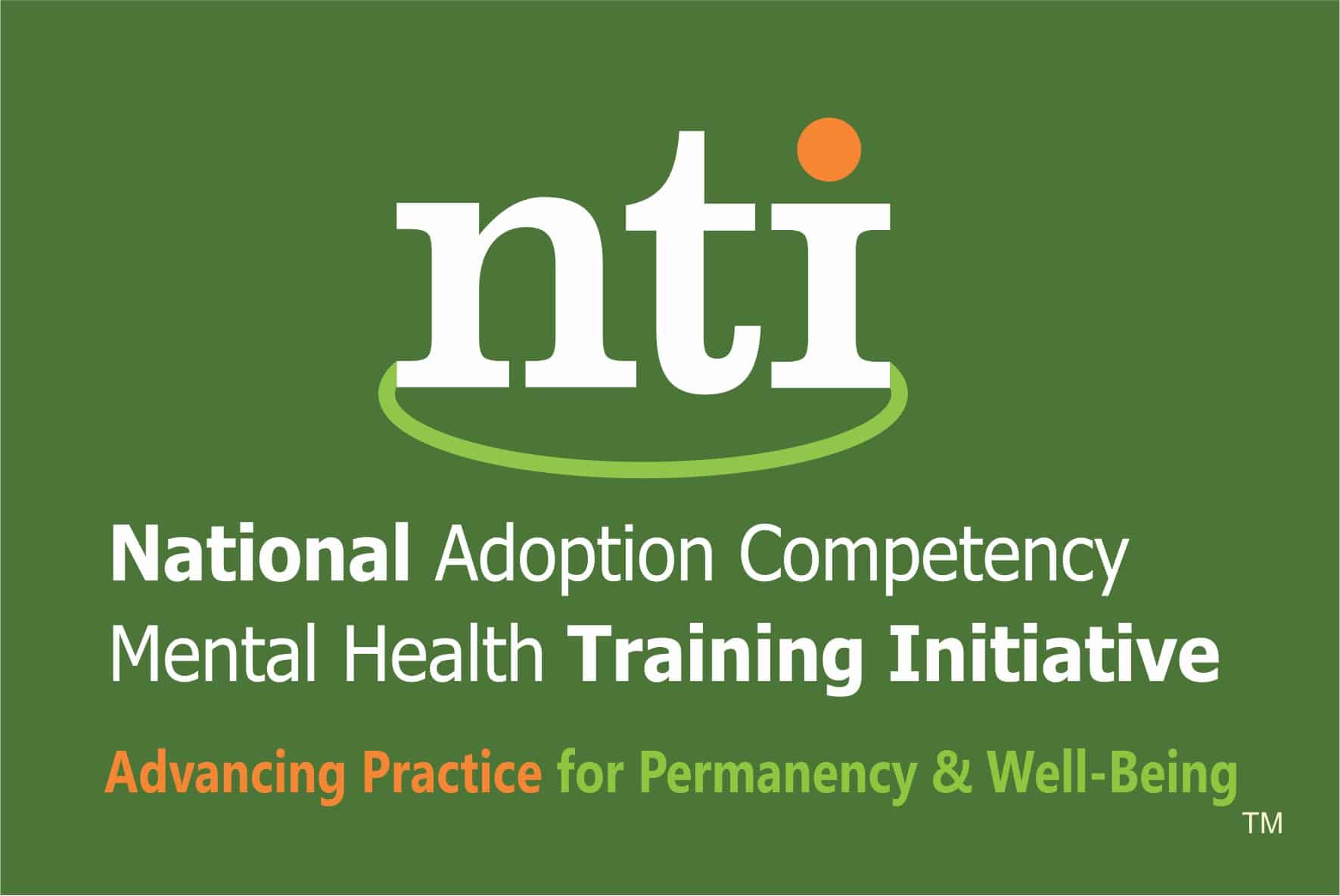 Logo for NTI (National Training Initiative) with tagline Stacked Vertically