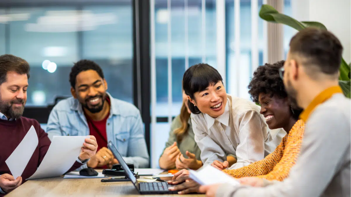 Group of Social Workers Learning Together